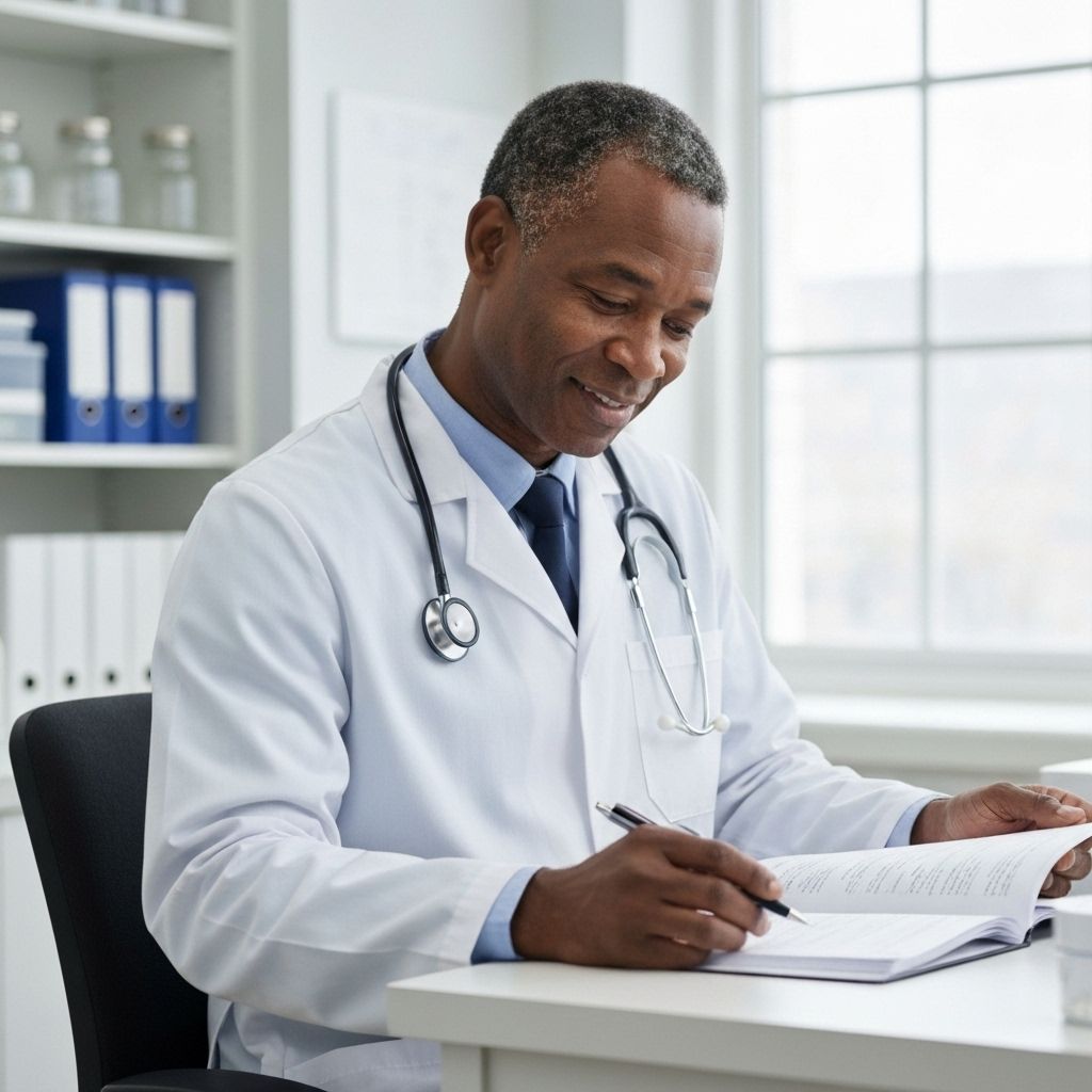 Investigación oncológica profesional médico